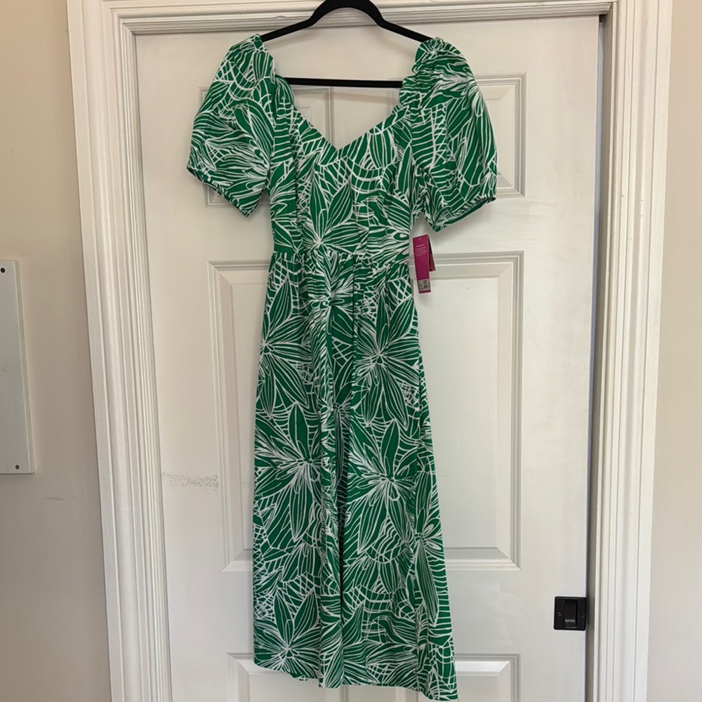 🆕 Tabitha Brown x Target Green Floral Women's Dress 🆕
